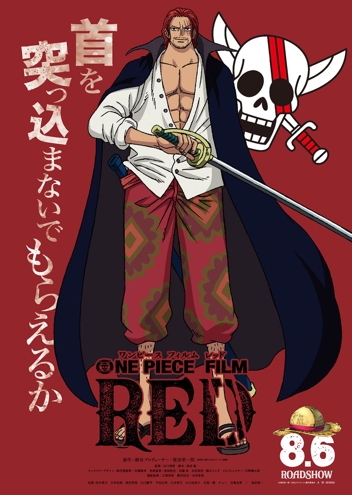 映画ポスターONE PIECE  FILM  RED ポスターB1