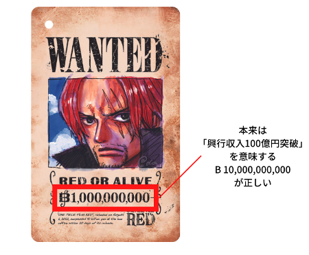 劇場オリジナルグッズについてお詫び One Piece Film Red 公式サイト