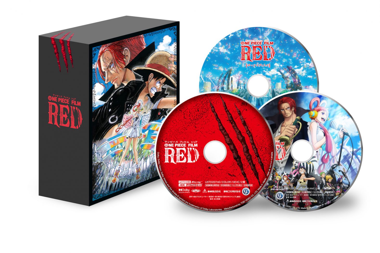 ONE PIECE FILM RED』が、いよいよ6月14日(水) 4K ULTRA HD Blu